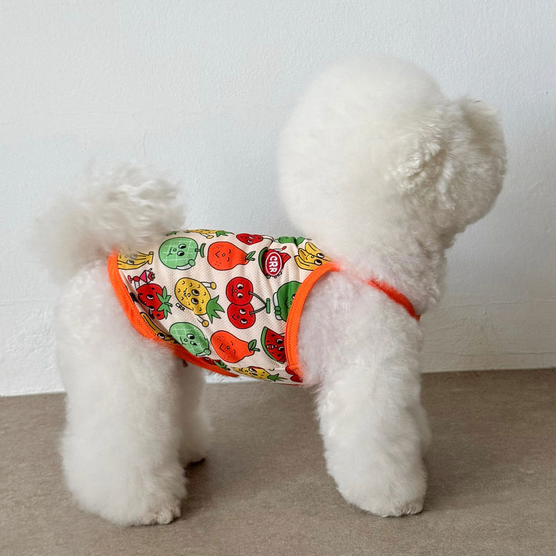 即納【CRR】Sweeite Fruit Cool Strap Top（Orange）