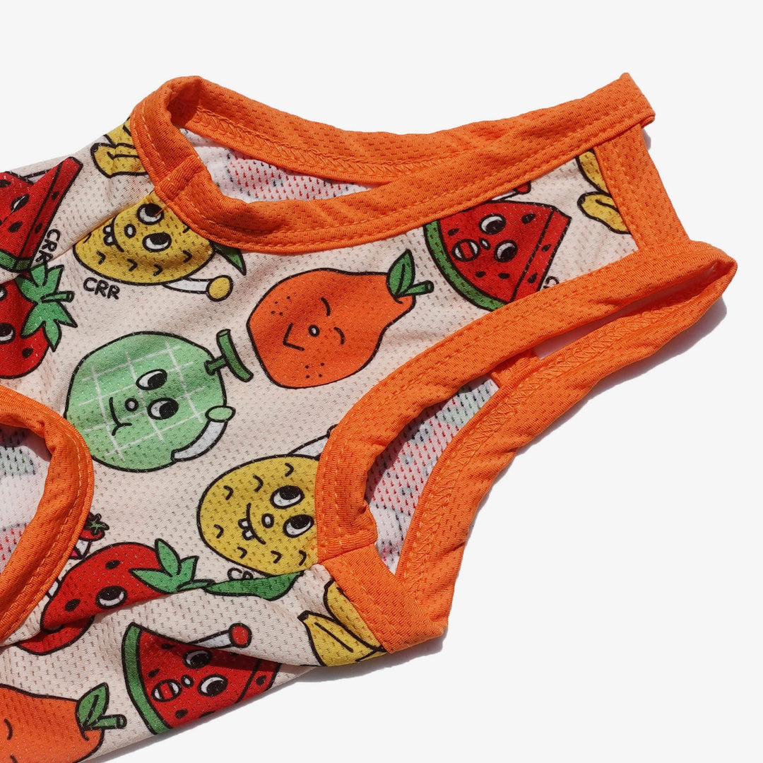 即納【CRR】Sweeite Fruit Cool Strap Top（Orange）