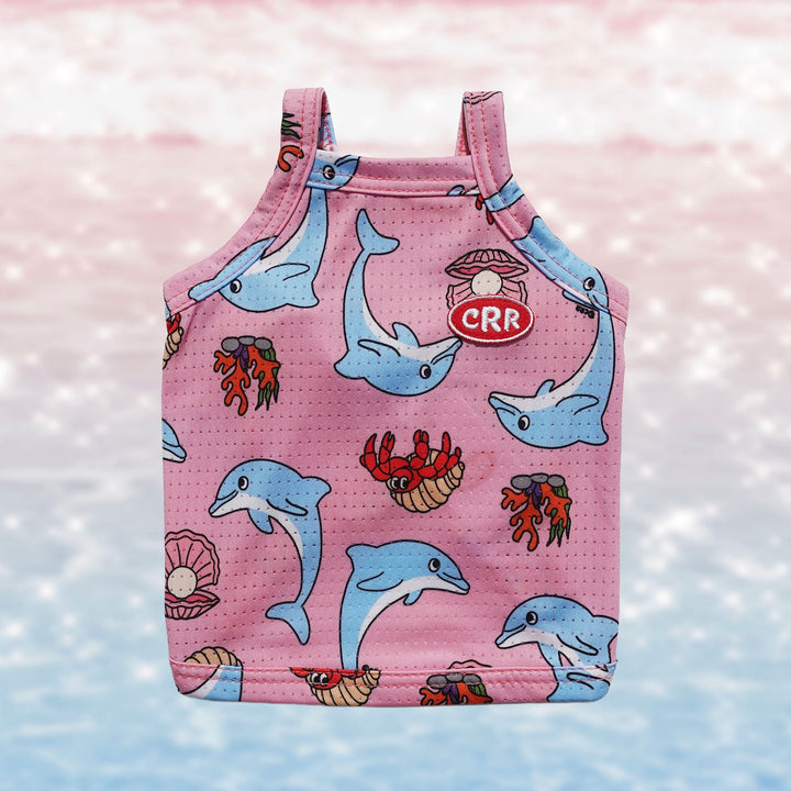 即納【CRR】Summer Dolphin Cool Strap Top