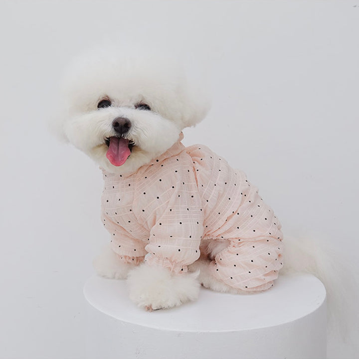 ※予約販売【noutti】Dot Anti Bug All in one（Pink）