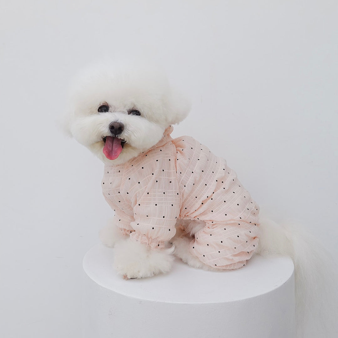 ※予約販売【noutti】Dot Anti Bug All in one（Pink）