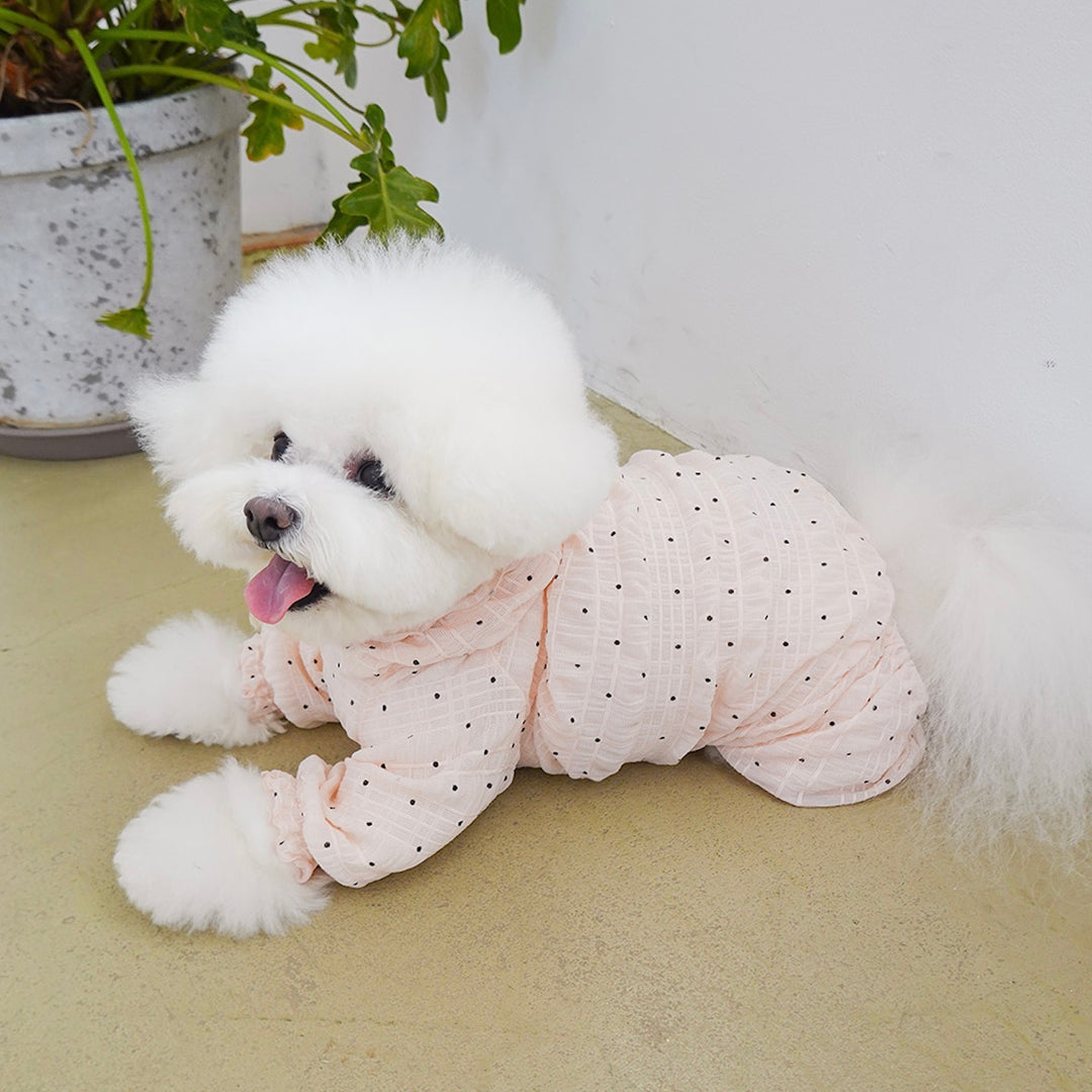 ※予約販売【noutti】Dot Anti Bug All in one（Pink）