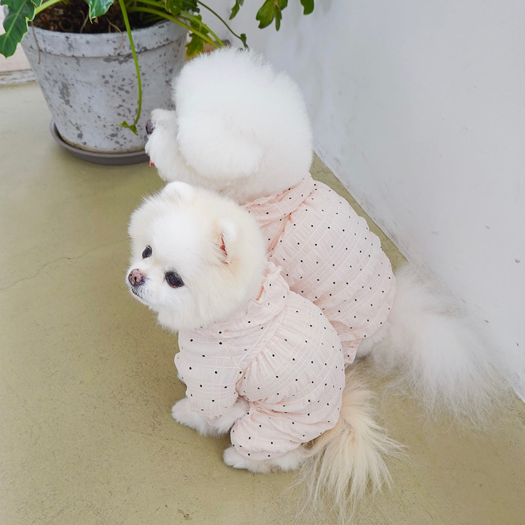 ※予約販売【noutti】Dot Anti Bug All in one（Pink）