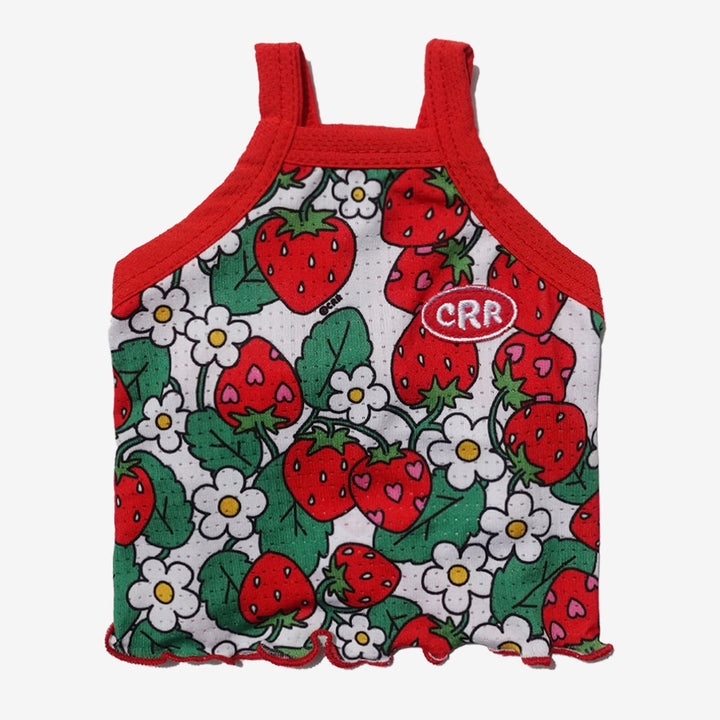 ※予約販売【CRR】Cutie Berry Cool Strap Top（Red）