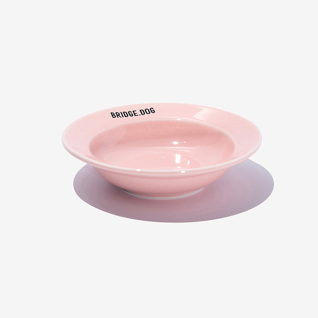 ※予約販売【BRIDGE.DOG】BRIDGE TOY DISH（BABY PINK）艶あり