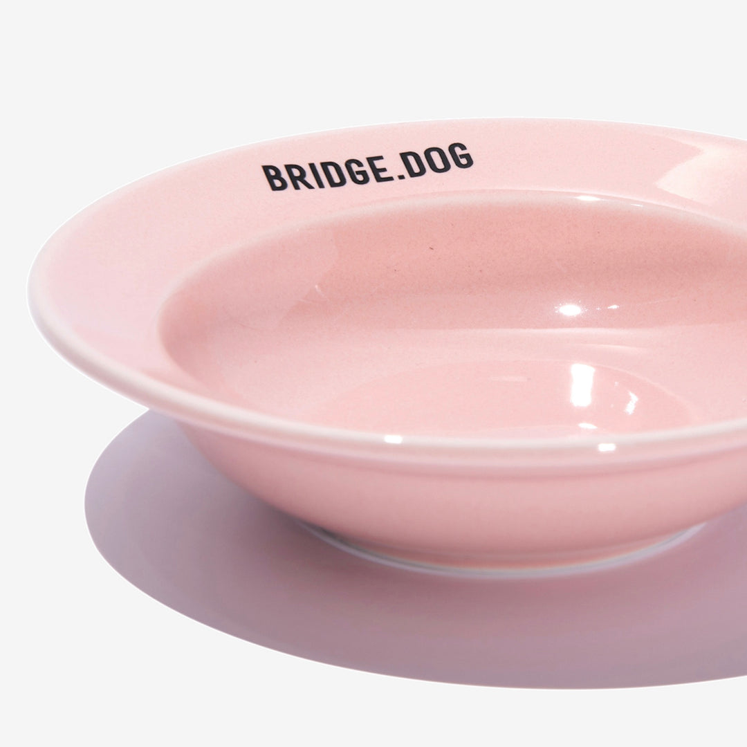 ※予約販売【BRIDGE.DOG】BRIDGE TOY DISH（BABY PINK）艶あり
