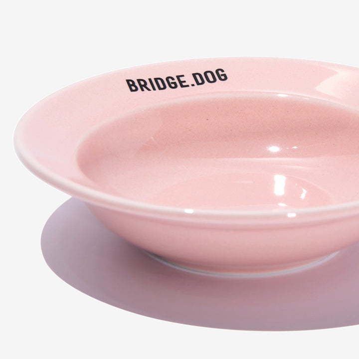 ※予約販売【BRIDGE.DOG】BRIDGE TOY DISH（BABY PINK）艶あり