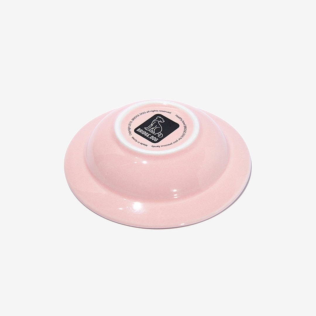 ※予約販売【BRIDGE.DOG】BRIDGE TOY DISH（BABY PINK）艶あり