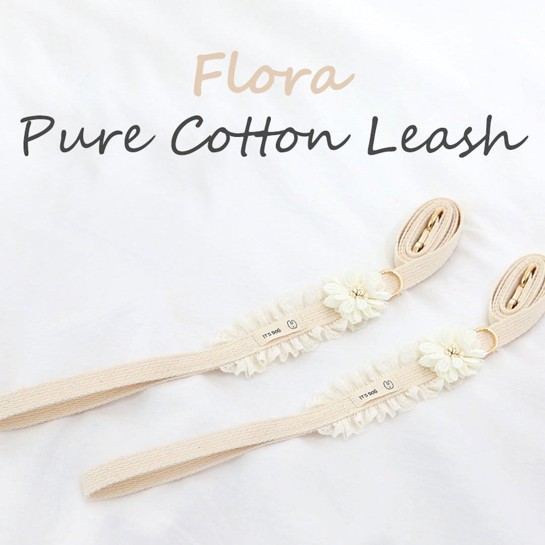 ※予約販売【ITS DOG】Flora Pure Cotton Leash