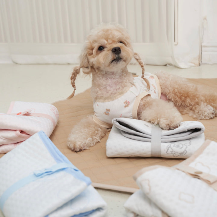 ※予約販売【Bailey】Snow Teddy Cooling Mat（4color）