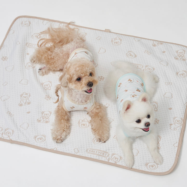 ※予約販売【Bailey】Snow Teddy Cooling Mat（4color）