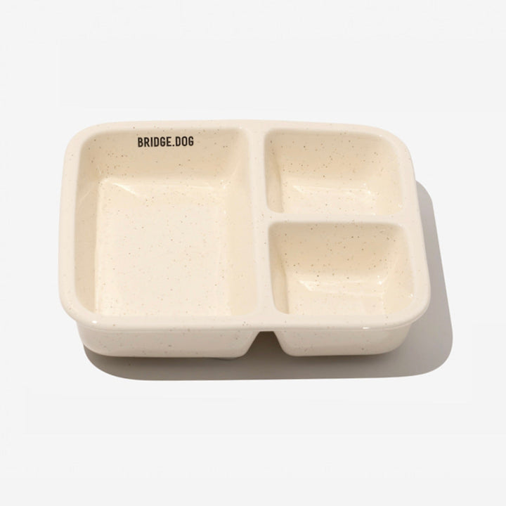 ※予約販売【BRIDGE.DOG】FOOD PLATE（CREAM）