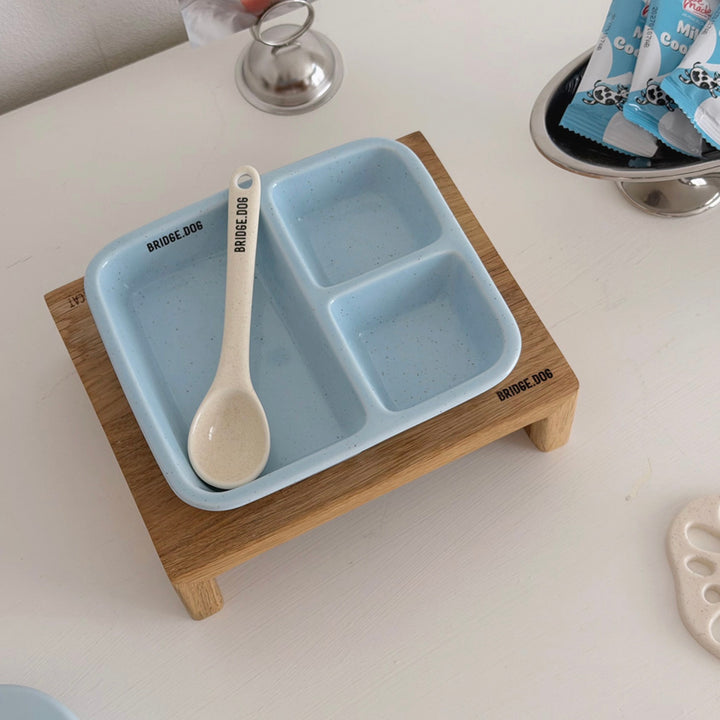 ※予約販売【BRIDGE.DOG】FOOD PLATE（BLUE）