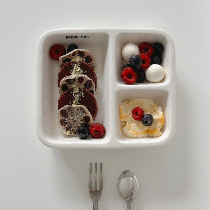 ※予約販売【BRIDGE.DOG】FOOD PLATE（BLUE）