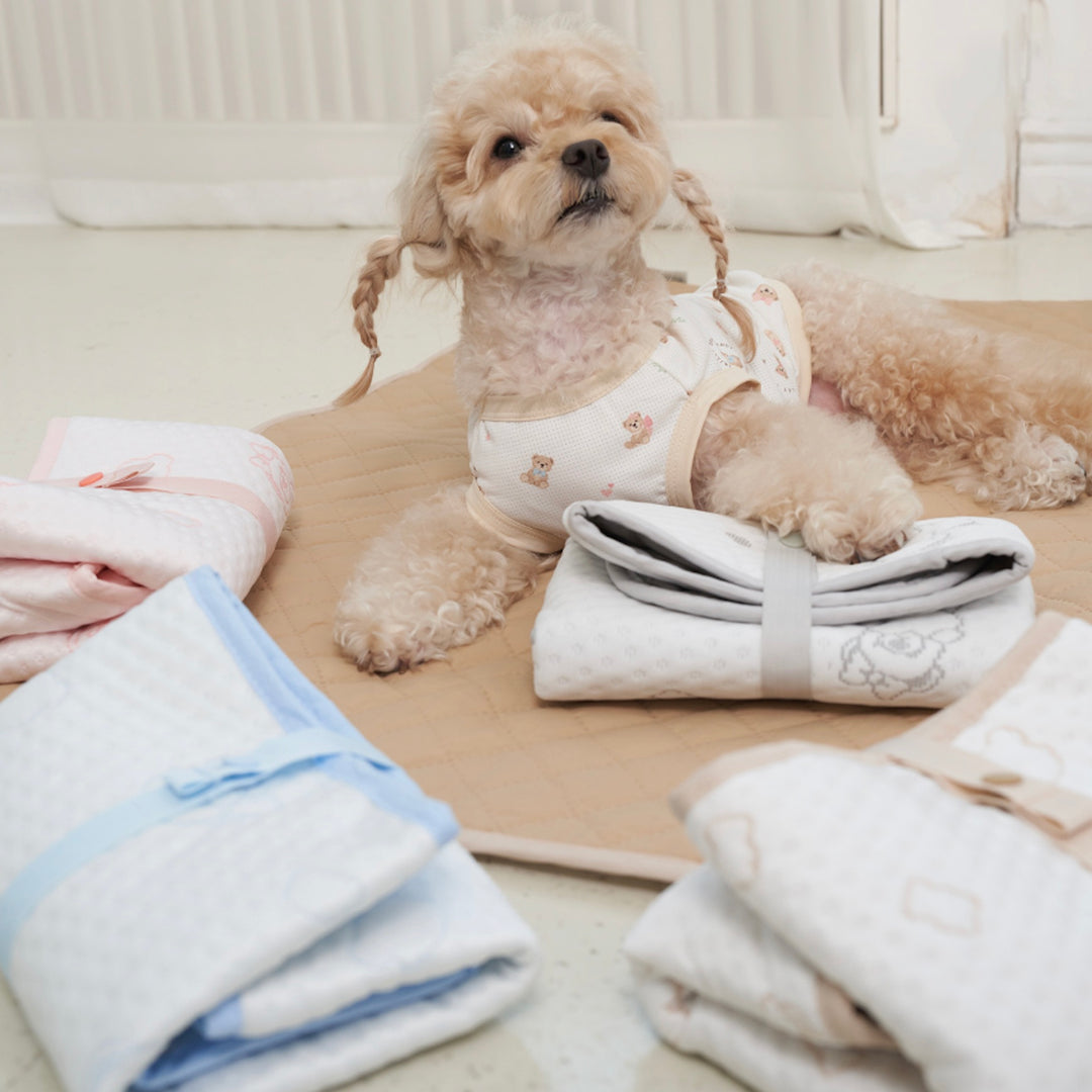 ※予約販売【Bailey】Snow Teddy Cooling Mat（4color）