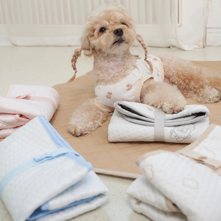 ※予約販売【Bailey】Snow Teddy Cooling Mat（4color）