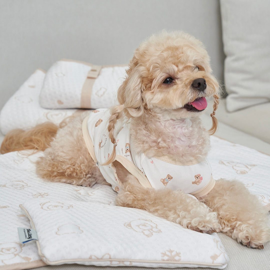 ※予約販売【Bailey】Snow Teddy Cooling Mat（4color）