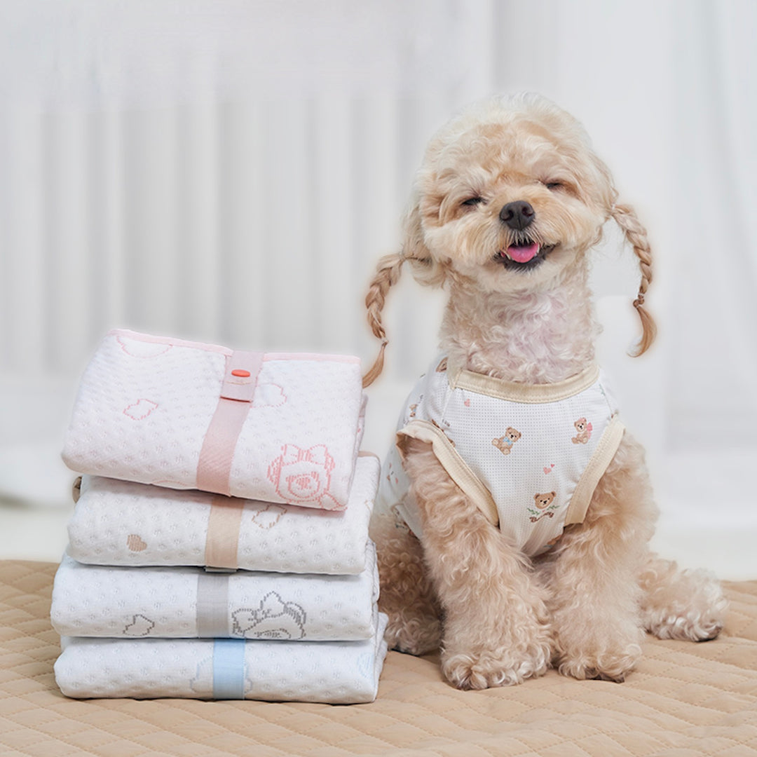 ※予約販売【Bailey】Snow Teddy Cooling Mat（4color）