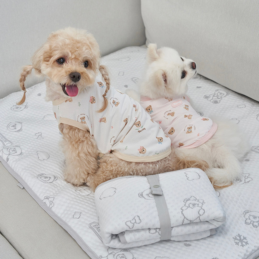 ※予約販売【Bailey】Snow Teddy Ice Pouch（4color）