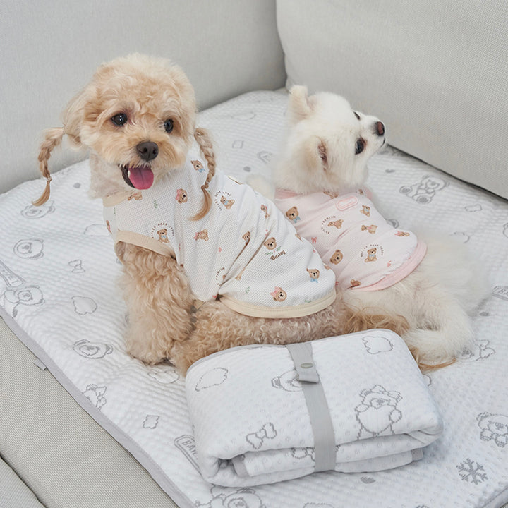 ※予約販売【Bailey】Snow Teddy Ice Pouch（4color）