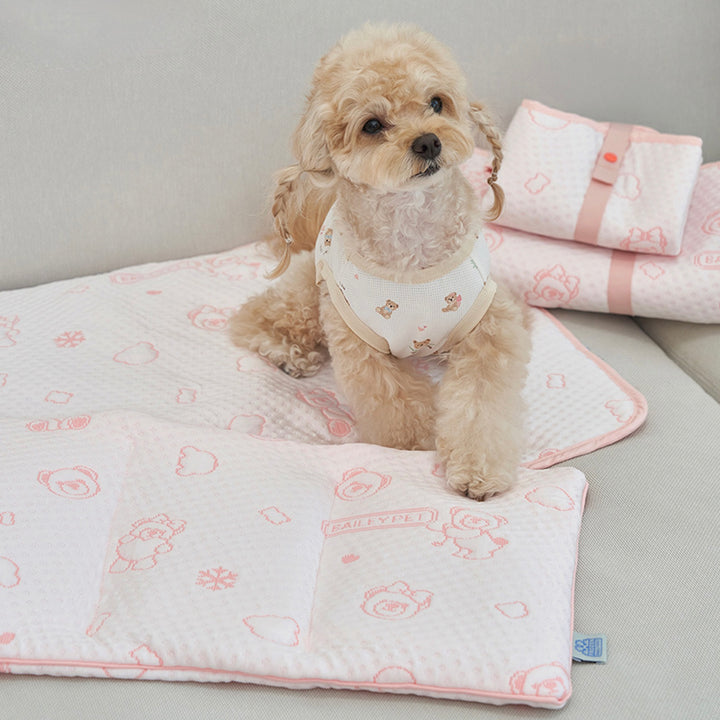 ※予約販売【Bailey】Snow Teddy Ice Pouch（4color）