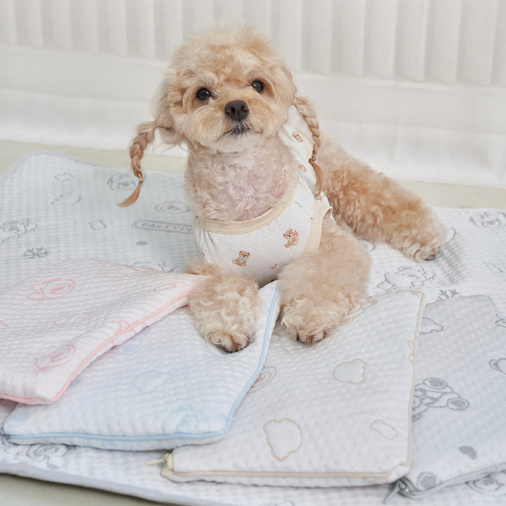 ※予約販売【Bailey】Snow Teddy Ice Pouch（4color）
