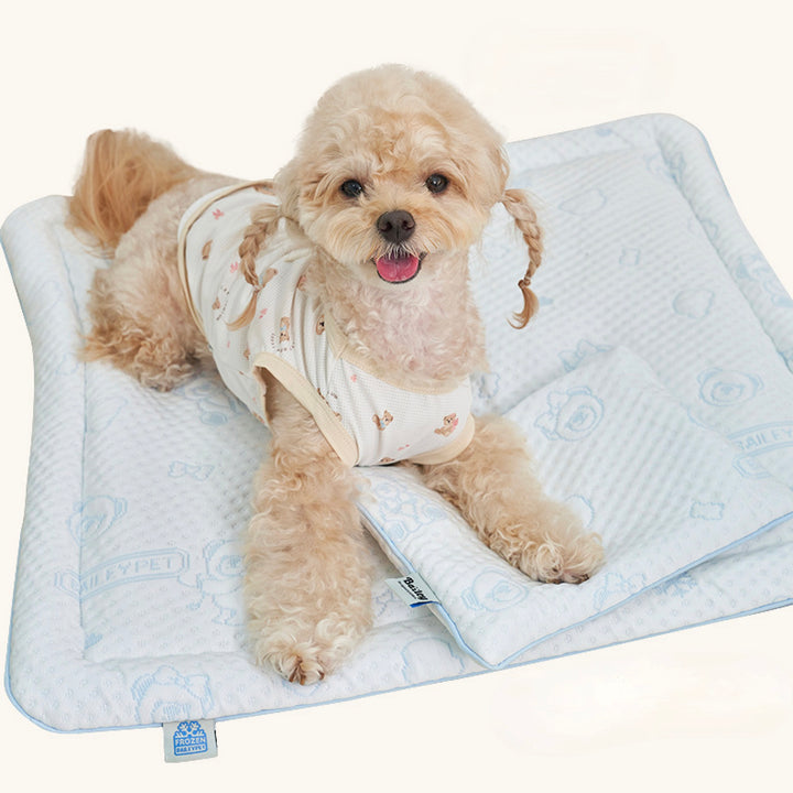 ※予約販売【Bailey】Snow Teddy Ice Pouch（4color）