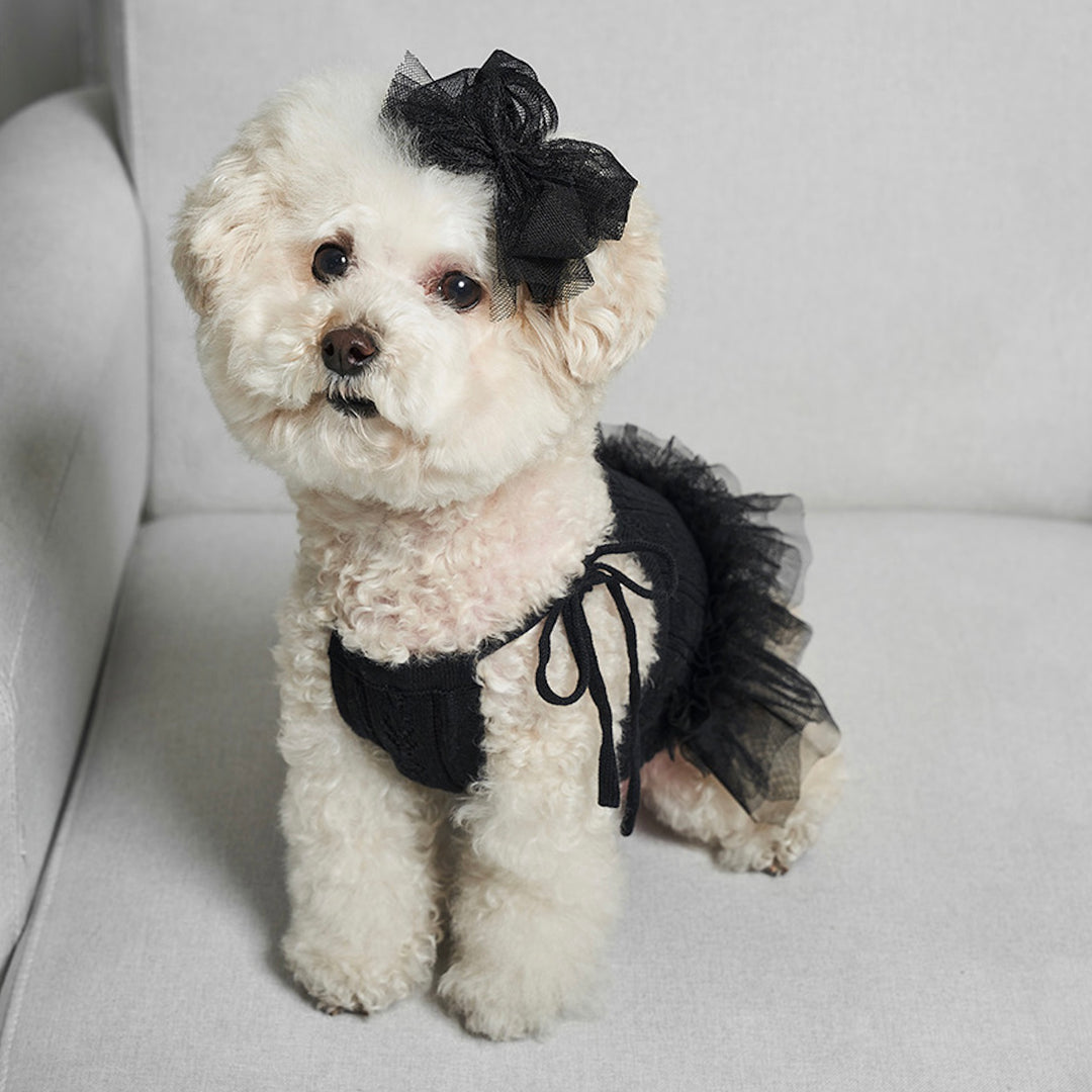 ※予約販売【Bailey】Blossom Tutu Crop One piece（Black）