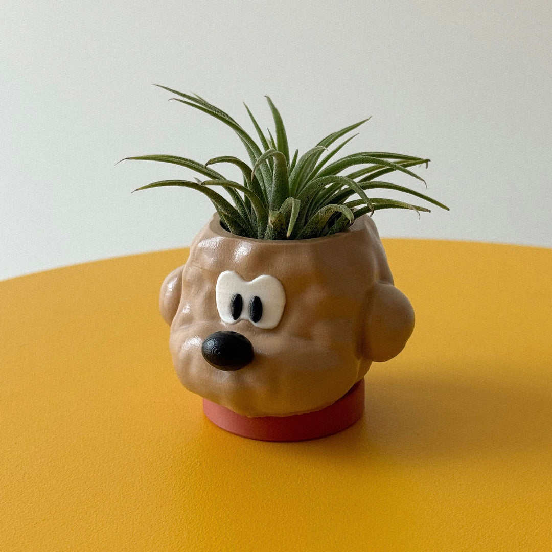 ※予約販売【CRR】Dog Magnet Pot（Apricot Poodle）