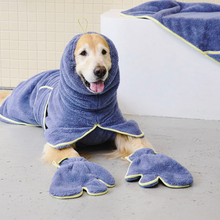 ※予約販売【munikund】Dry Hug Shower Gown（Midnight Blue）