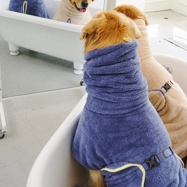※予約販売【munikund】Dry Hug Shower Gown（Midnight Blue）