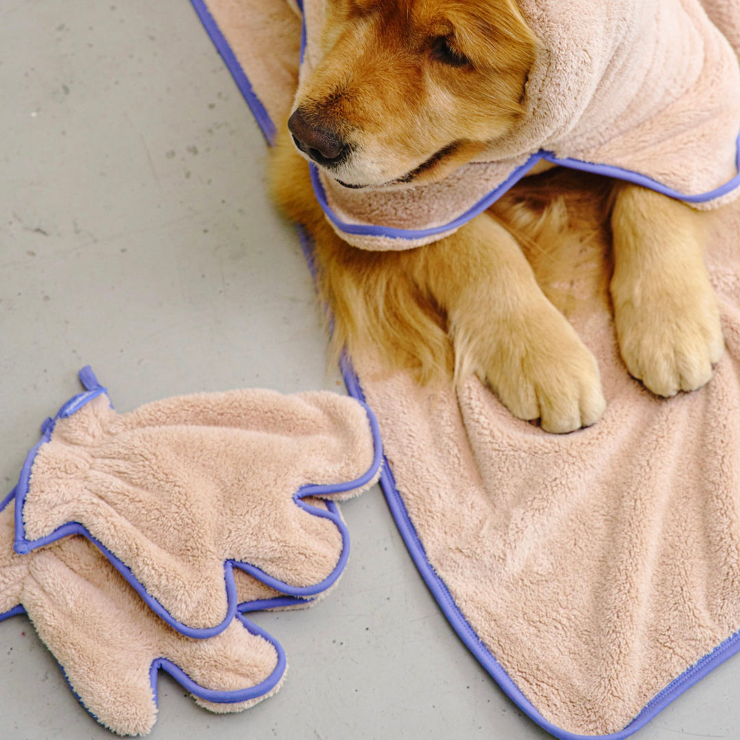 ※予約販売【munikund】Dry Hug Shower Glove（Beige）