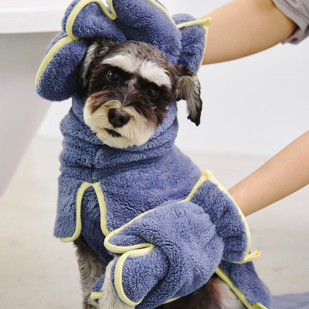 ※予約販売【munikund】Dry Hug Shower Glove（Midnight Blue）