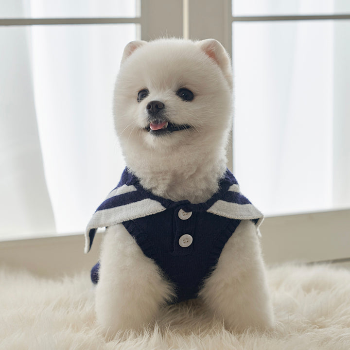 ※予約販売【Bailey】Sailor Pocket Knit（Navy）