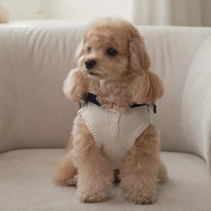 ※予約販売【Bailey】Sailor Pocket Knit（White）