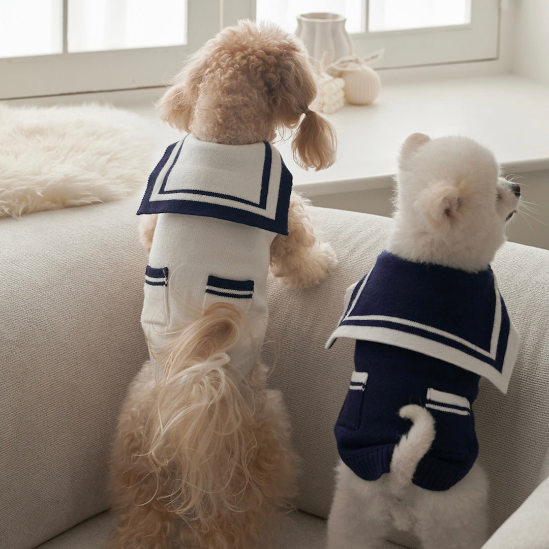 ※予約販売【Bailey】Sailor Pocket Knit（Navy）