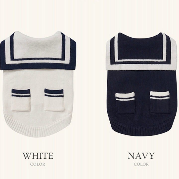 ※予約販売【Bailey】Sailor Pocket Knit（Navy）
