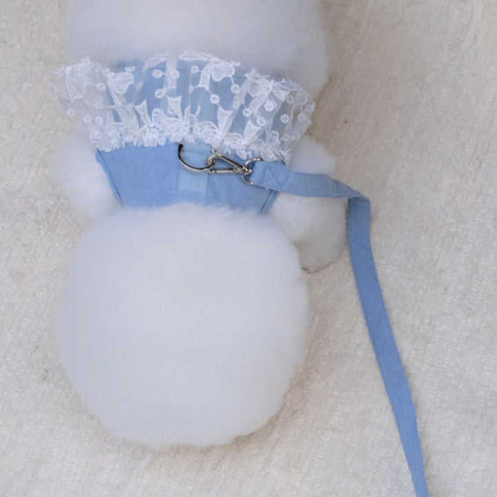即納【BeBe Breath】Essential Harness（Denim）Leash Set｜犬用ハーネス