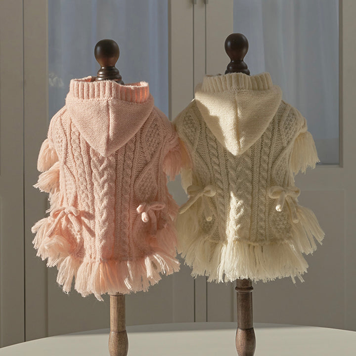 ※予約販売【Bailey】Breeze Knit Poncho（Ivory）