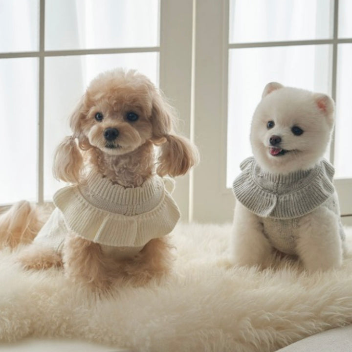※予約販売【Bailey】Aleey Frill Knit（Gray）