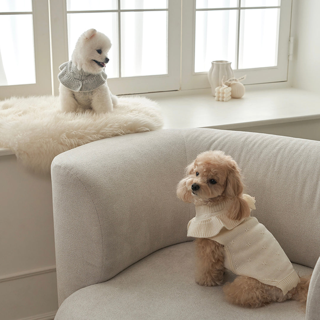 ※予約販売【Bailey】Aleey Frill Knit（Gray）