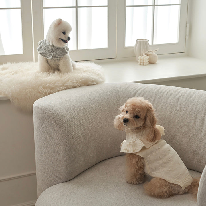 ※予約販売【Bailey】Aleey Frill Knit（Gray）