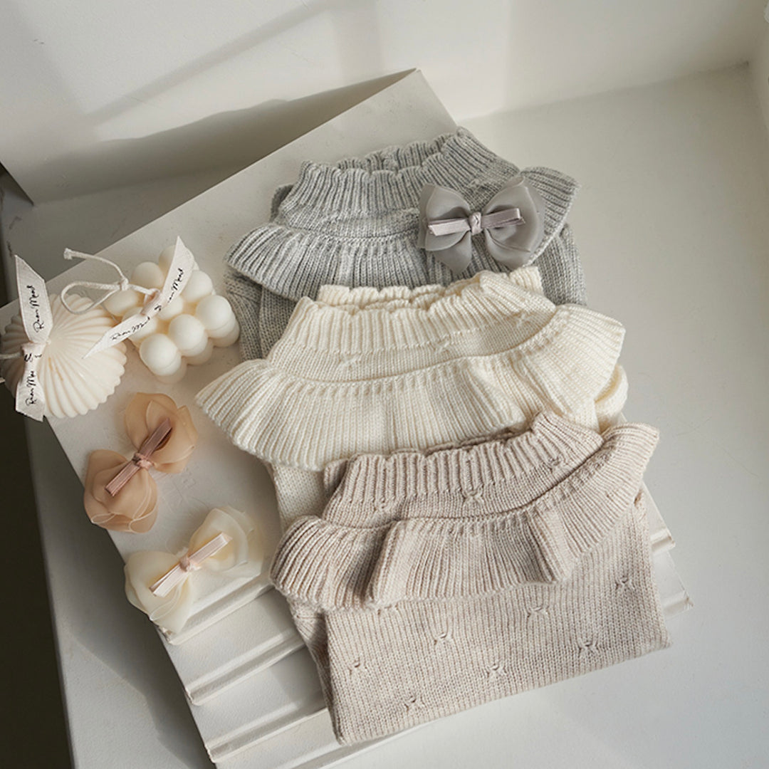 ※予約販売【Bailey】Aleey Frill Knit（Melange）