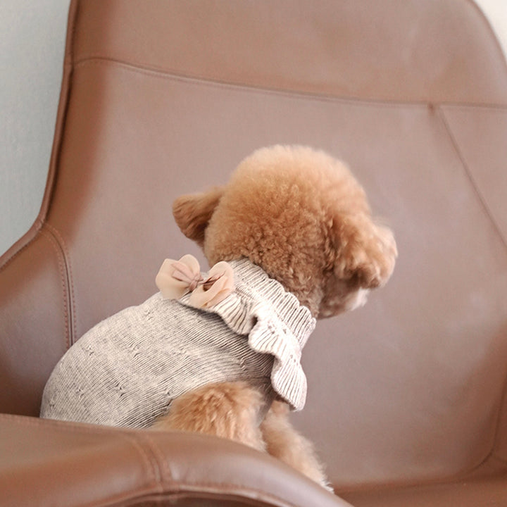 ※予約販売【Bailey】Aleey Frill Knit（Melange）