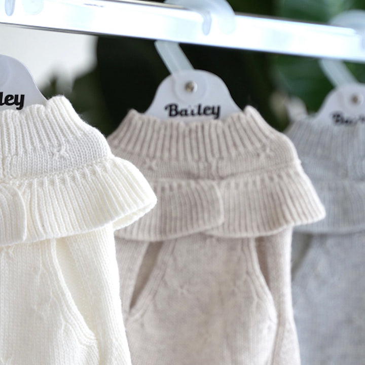 ※予約販売【Bailey】Aleey Frill Knit（Gray）