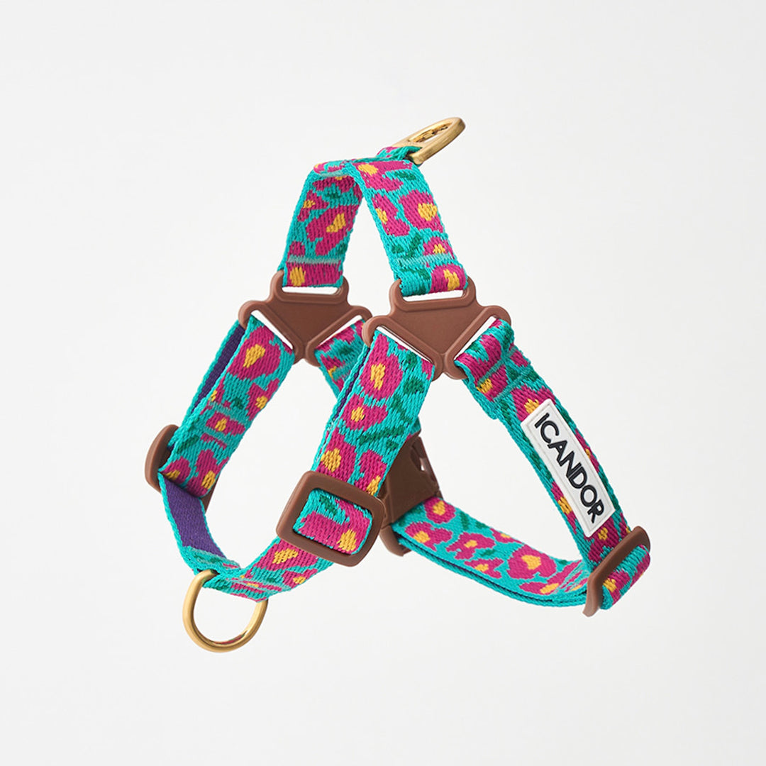 ※予約販売【iCANDOR】No-Pull Harness（BIG FISH MINT）｜犬用ハーネス