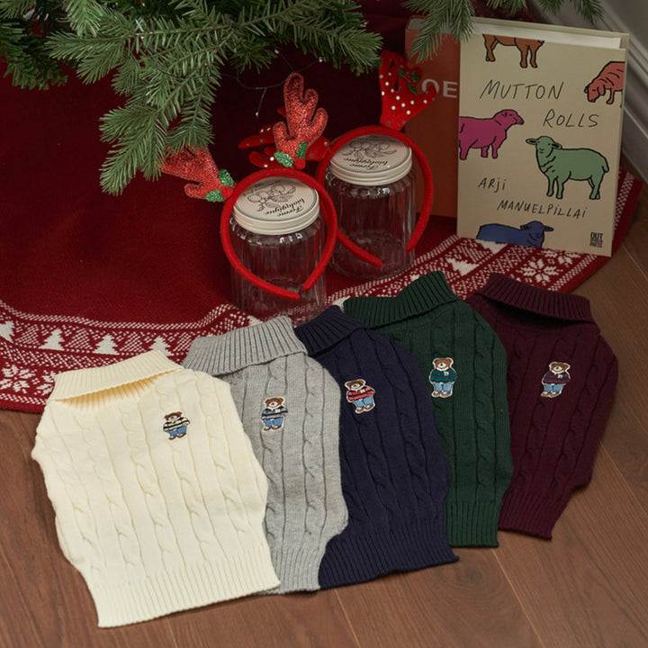 ※予約販売【Bailey】Teddy Pullover Knit（Gray）