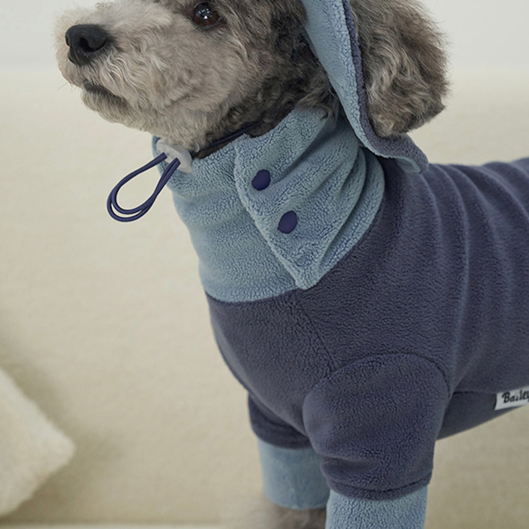 ※予約販売【Bailey】Fleece All In One（Navy）