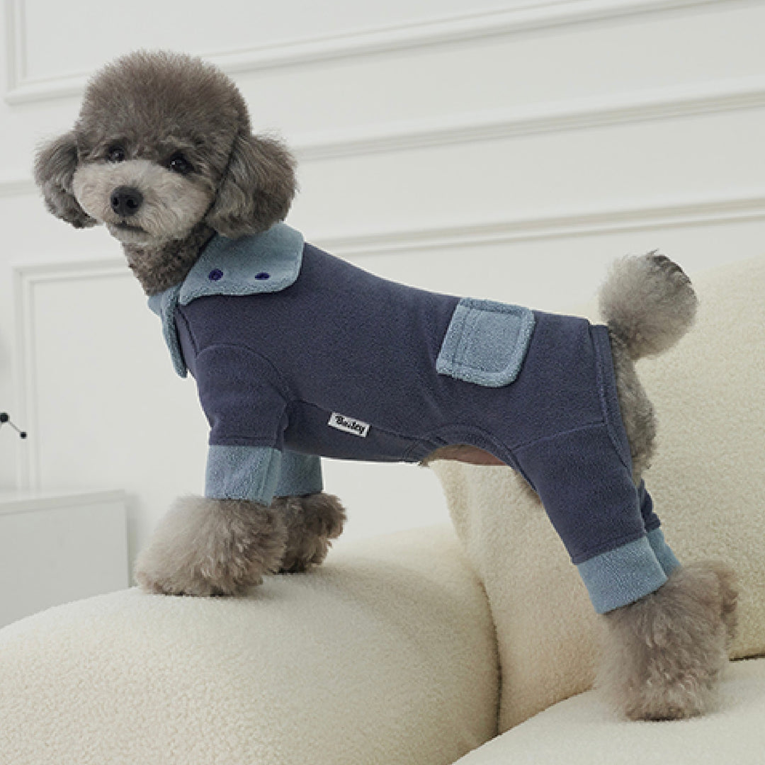 ※予約販売【Bailey】Fleece All In One（Navy）