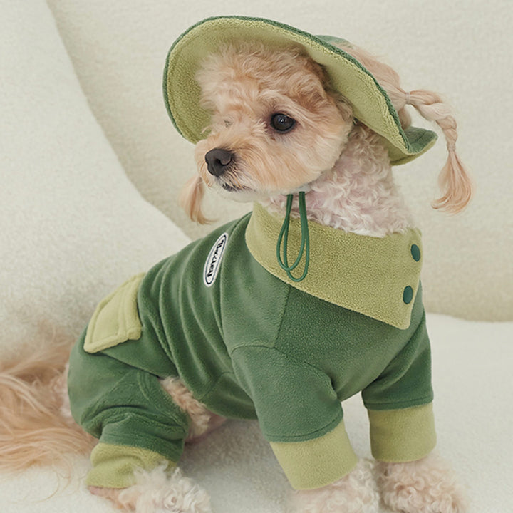 ※予約販売【Bailey】Fleece All In One（Green）